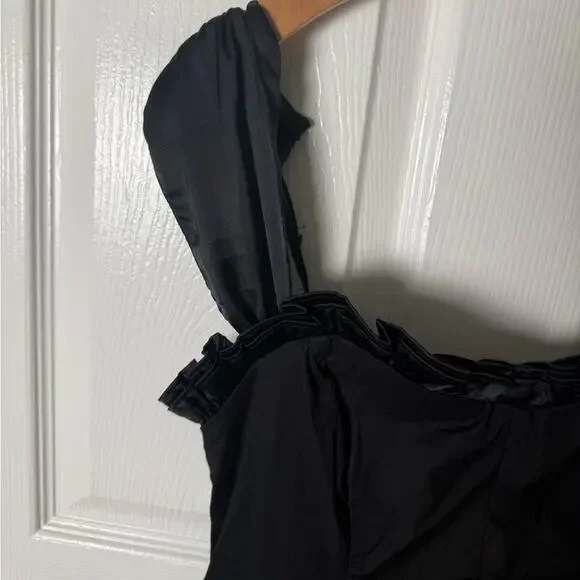 Free People Midnight Magic Mini Dress in Black Combo S - Picture 4 of 9